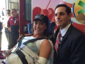 Amy Van Dyken, Olympic Swimmer Injured in Accident/Jeff Metcalfe/AZ Central Sports