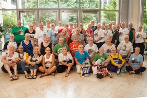 46 Mommas for Bald for Pediatric Cancer/Photo: Connor Sumner