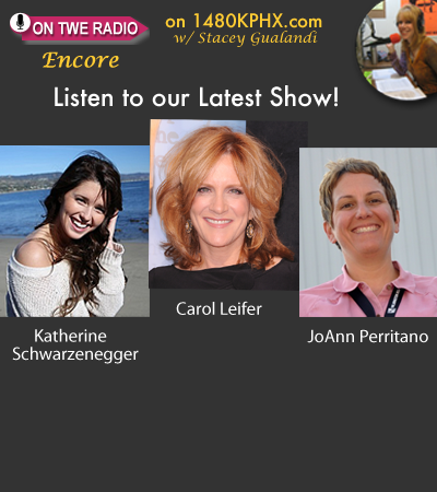 Check out our TWE Podcasts from this weekend's show with Katherine Schwarzenegger, Carol Leifer and JoAnn Perritano