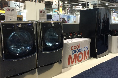 New LG Twin Washing Machines at CES 2015/Photo: Andrea Smith