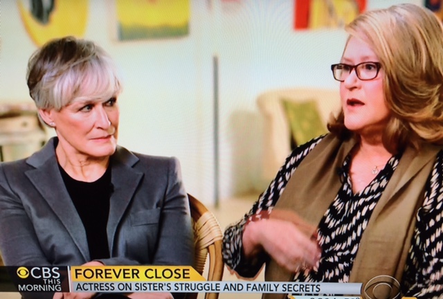 Glenn Close and sister Jessie on Relience, their new book/CBSnews.com