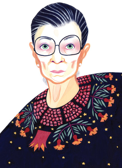 Ruth Bader Ginsburg/NY Times/Drawing:/Eleanor Davis