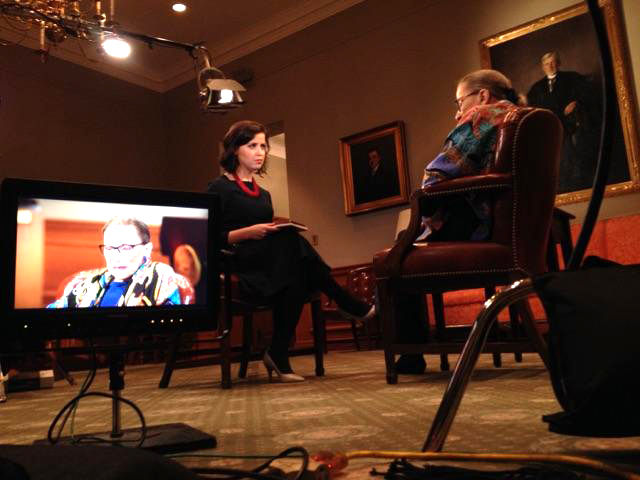 Justice Ruth Bader Ginsburg on MSNBC/Photo: MSNBC