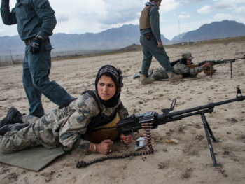 Lynsey Addario photo on Afghan Policewomen/New York Times
