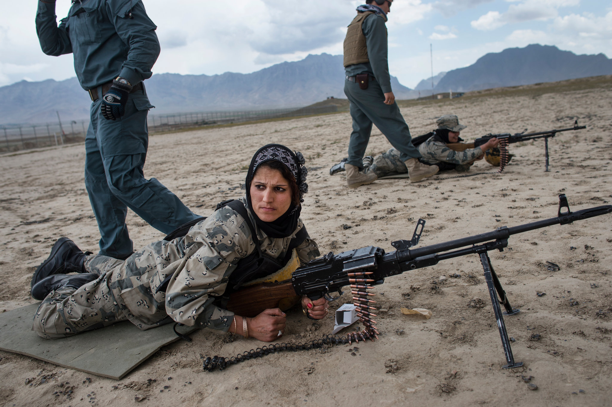 Lynsey Addario photo on Afghan Policewomen/New York Times