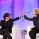 Hillary Clinton and Kara Swisher at Lead on Conference Silicon Valley, Feb. 24, 2015--Getty Photo