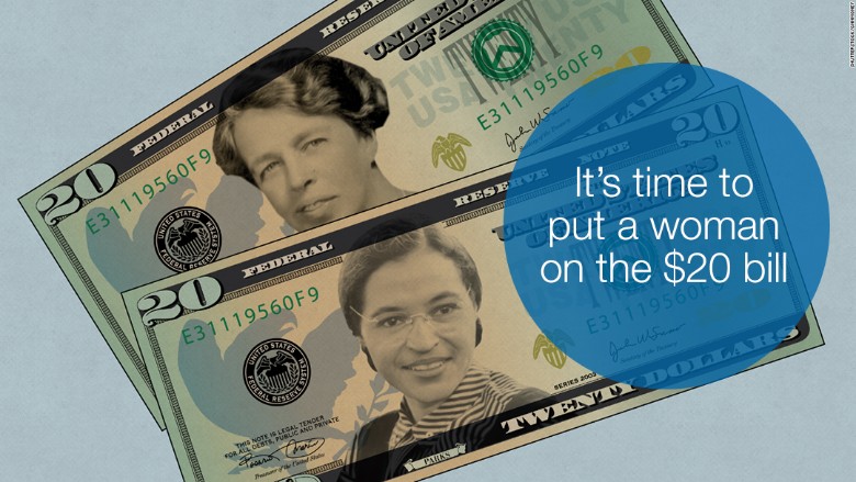 Women on the twenty dollar bill/money.cnn.com