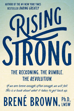 Brene Brown's book, Rising Strong