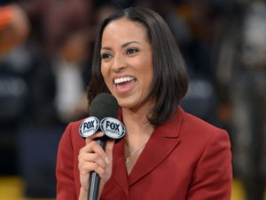 Stephanie Ready, first NBA Full-Time Female Analyst/Photo: Kirby Lee/Image of Sport-USA TODAY Sports