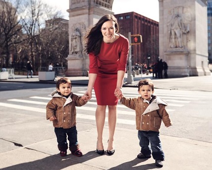 Jessica Jackley and twin boys, author of Clay Water Brick/Photo: Jessica Jackley