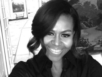 Michelle Obama from #62milliongirls campaign