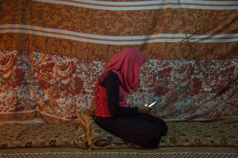 Syrian Teen Refugee Fatmeh/Photo: Dalia Khamissy for NPR