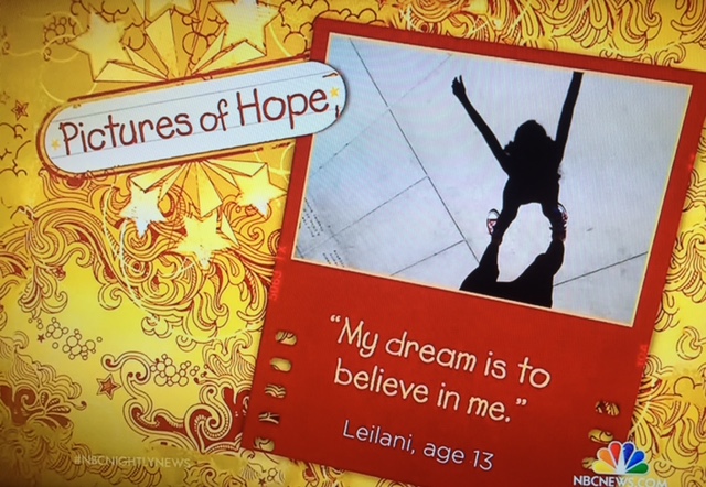 Lidna Solomon's Pictures of Hope/NBC Screenshot