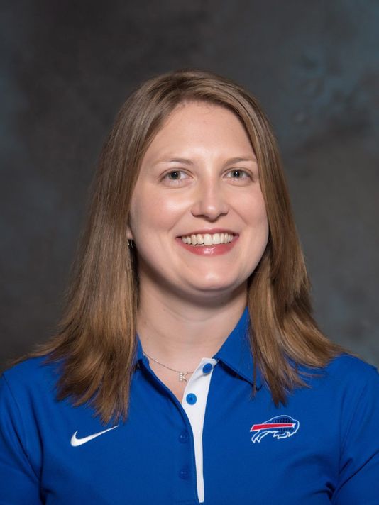 Kathryn Smith/NFL's first female full-time asst. coach/Photo: Buffalo Bills