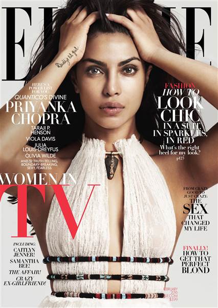 Elle Cover with Priyanka Chopra