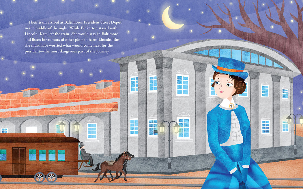 Kate Warne book by Elizabeth Van Steenwyk/From 'How Kate Warne Saved President Lincoln"