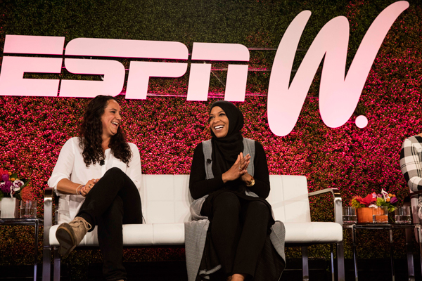 Maggie Steffens inspiring words for younger athletes at espnW, Women & Sports Event