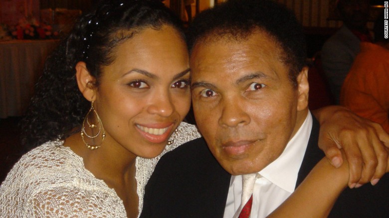 Hana Ali with dad Muhammad Ali/Photo: Hana Ali