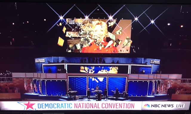 Hillary Clinton Breaks Glass Ceiling--Screenshot 
