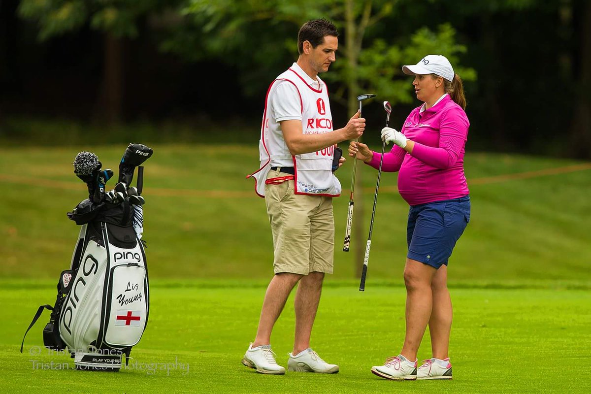 Liz Young, pregnant women's golfer/Photo: Liz Young