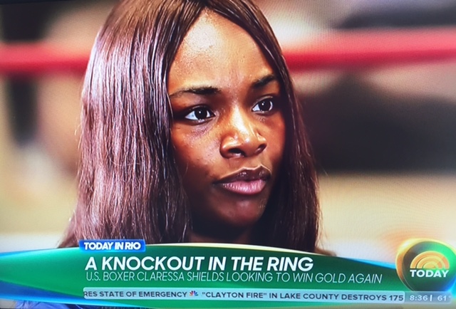 Claressa Sheilds Olympic Boxer/Photo: Screenshot NBC TODAY