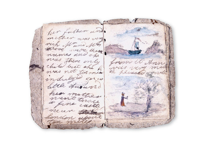 Charlotte Bronte manuscript/Photo: Bronte Parsonage Museum