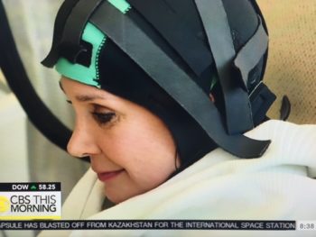 Cancer cap/Photo: Screenshot CBS This Morning