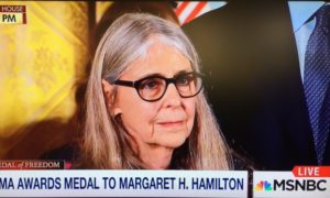 Margaret Hamilton,Presidential Medal of Freedom winner/Photo: Screenshot MSNBC