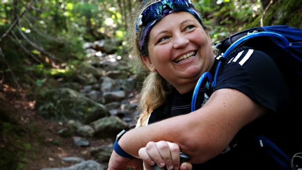 Stacey Kozel, Quadriplegic hiker of Appalacian Trail/Photo: Craig F. Walker