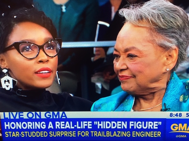 Raye Montague on GMA for "Hidden Figures"--Photo: Screenshot ABC