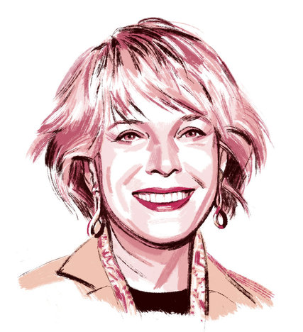 Leslie Stahl, author of book about grandmothers/Illust. by Jillian Tamaki