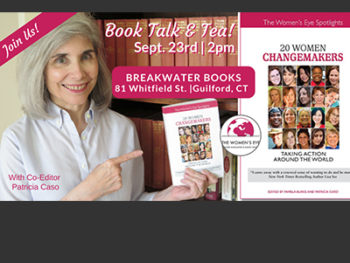 20 Women Changemakers: Taking Action Around the World - Book Launch Event at Breakwater Books, on September 23rd at 2PM