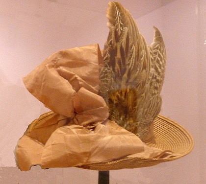 Owl plumage used in hat decoration at Legion of Honor Degas exhibit SF/Photo: Courtesy Wendy Verlaine