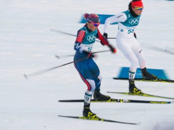 Kikkan Randall, Olympic mom cross country skier/Photo: Doug Mills, New York Times
