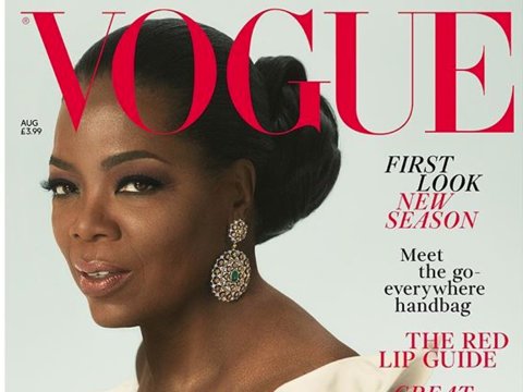 Oprah Winfrey cover Vogue, Aug. 2018/Photo: Vogue Cover