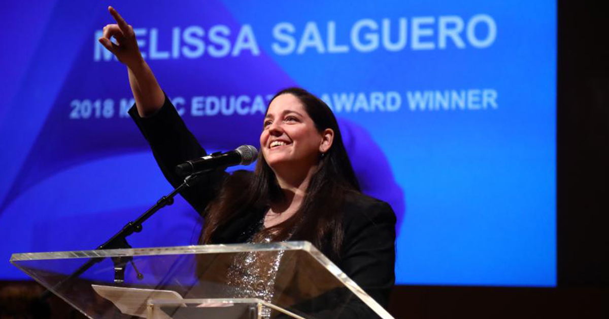 Melissa Salguero, Grammy Award-Winning Music Teacher