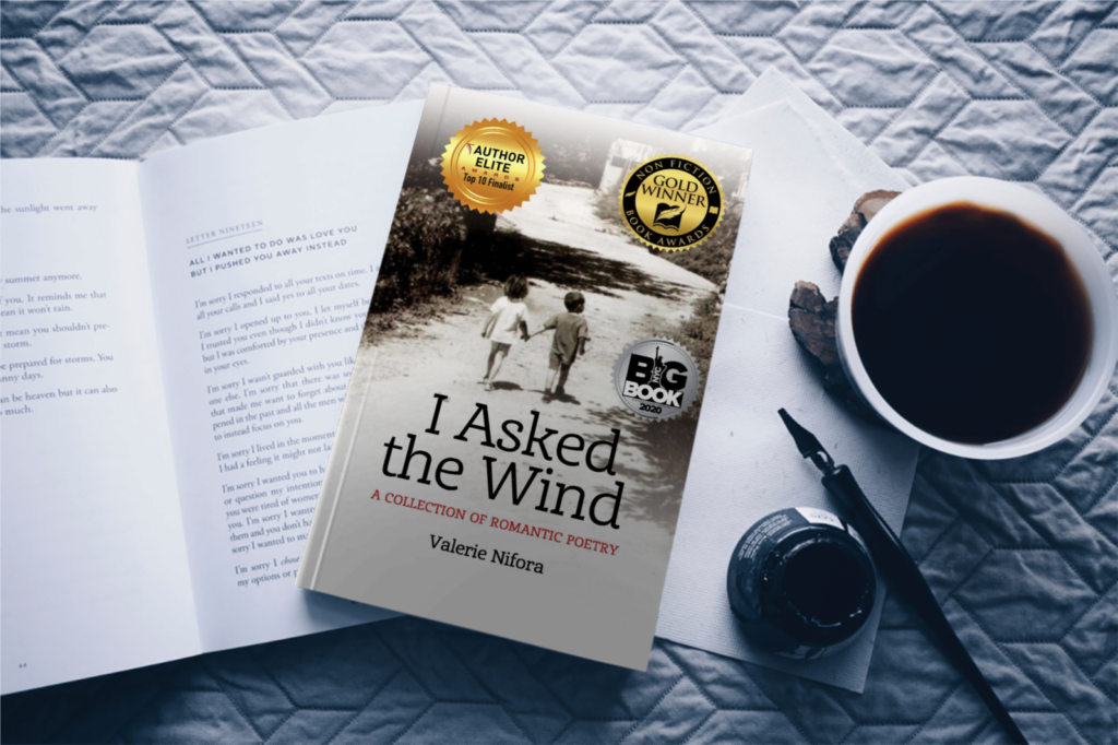Montage of debut book I Asked the Wind?Photo Courtesy Valerie Nifora