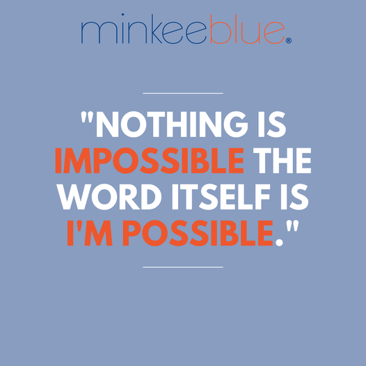 Quote by Audrey Hepburn from MinkeeBlue, handbag company founded by designer Sherrill Misee