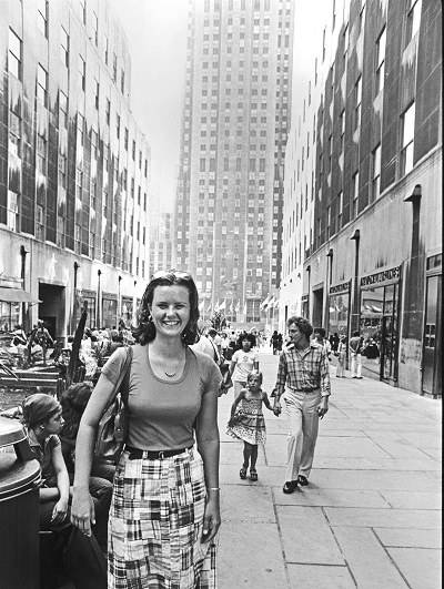 Lisa Weldon, author Twenty Pieces, on her first business trip to NYC/ 1978/Photo: JoeBenton.net