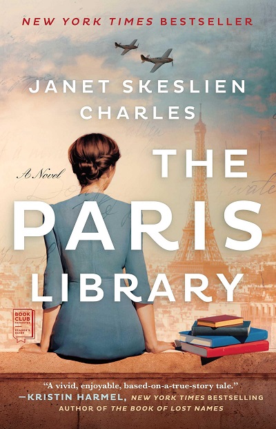 The Paris Library by Janet Skeslien Charles,bestselling book published by @AtriaBooks/ Simon and Schuster