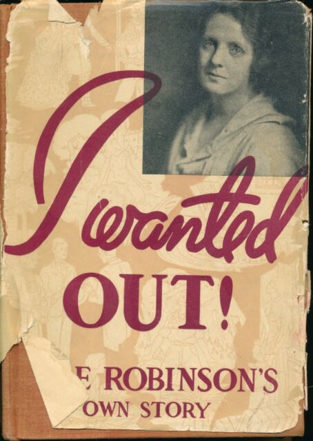 I Wanted Out book cover written by columnist Elsie Robinson/1934