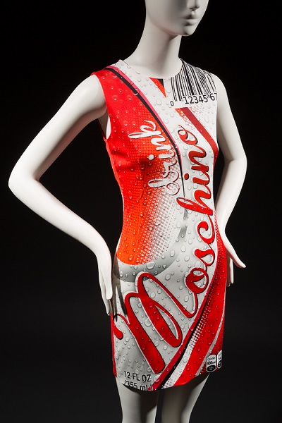 Moschino, soda can -print dress, resort 2015 @The Museum at FIT