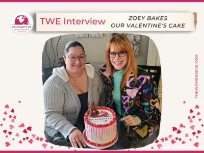 TWE Fun Stuff: Zoey Bakes in Las Vegas (AKA Maria Tereso) bakes our TWE Valentines cake we are donating to the non-profit Unspeakable