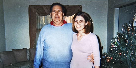 Laura Carney, author of My Father's List, and her dad Mick; Photo courtesy Laura Carney